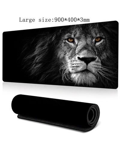 Buy Large Gaming Mouse Pad ,Anti-SkidMousepad Large Keyboard Mouse Pad DeskMat with Stitched Edges (900*400*3mm) in UAE