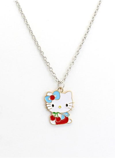 Buy Hello Kitty Girl Lovely Necklace Red/Blue in Saudi Arabia