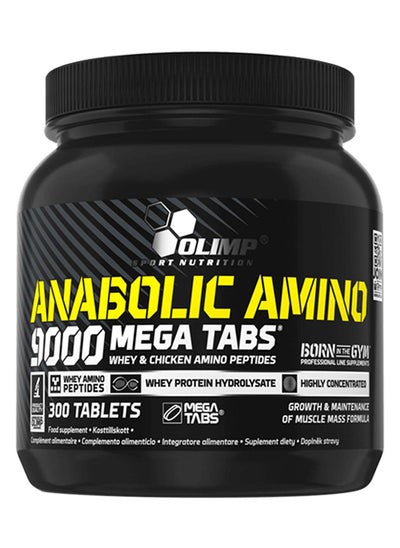 Buy Anabolic Amino 9000 Mega Tabs, 300 Tablets in UAE