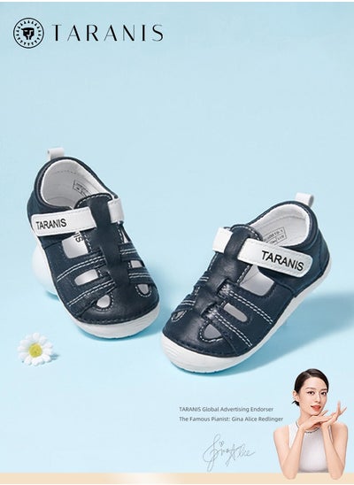 Buy Infant Baby Soft Sole Shoes Boys Girls Walking Shoes Breathable Comfort Flats Anti-Skid Baby Sandals in Saudi Arabia