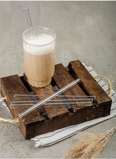 اشتري Pack Of 2 Reusable Glass Straw في مصر