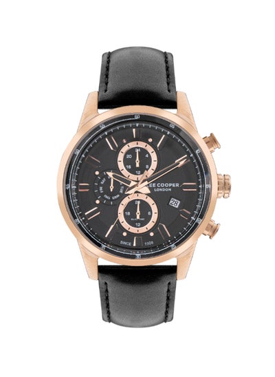 اشتري Men's Analog Round Shape Leather Wrist Watch LC07855.451 - 45 Mm في الامارات