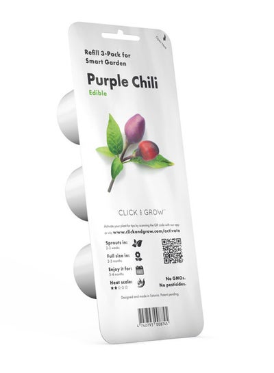 اشتري 3-Pack Purple Chili Pepper Seeds في السعودية