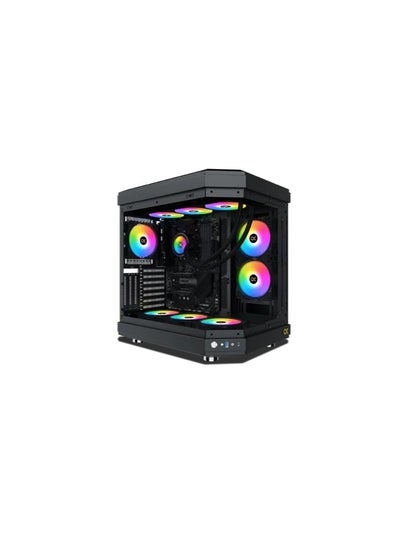 اشتري Nanotech CUBI Budget Gaming PC: Core I7-12700F, RTX 4060 EVO OC Edition 8GB GDDR6, 16GB DDR4 RAM (2 X 8GB) 3600 Mhz, 750Watts 80+, AIO 240mm Liquid CPU Cooler, WiFi+BT, 1 Year Warranty في الامارات