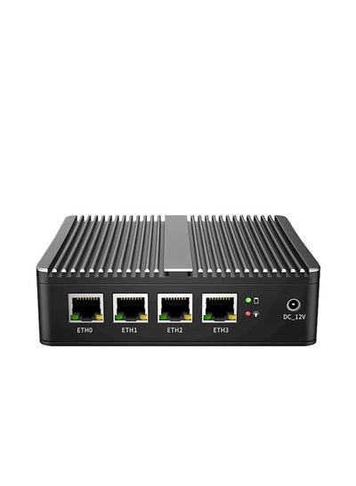 Buy Fanless Soft Router Celeron J4125 Mini PC Quad Core 4x Intel i225 2.5G LAN HDMI VGA pfSense Firewall Appliance ESXI AES NI in UAE