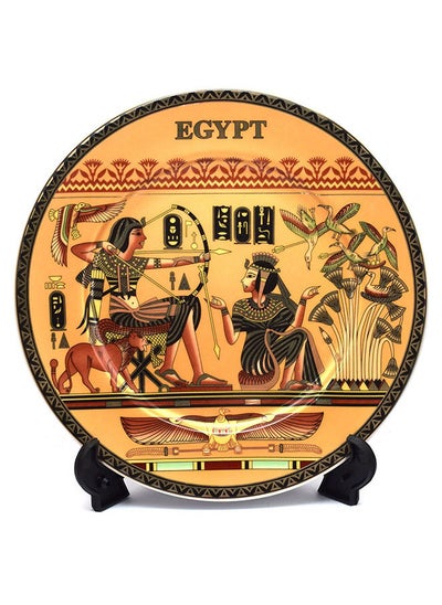 Buy immatgar pharaonic Decorative plate ancient Egyptian souvenirs gift from Egypt Collectible Pharaohs (Pharaonic 1 - 15 CM) in Egypt