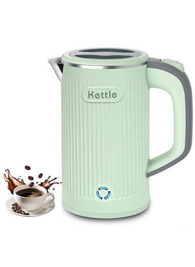 Buy 800ML Portable Electric Kettle with UK Plug, Stainless Steel Quick Boiling Travel Electric Bottle, Auto Shut-Off and Dry Burning Protection in UAE