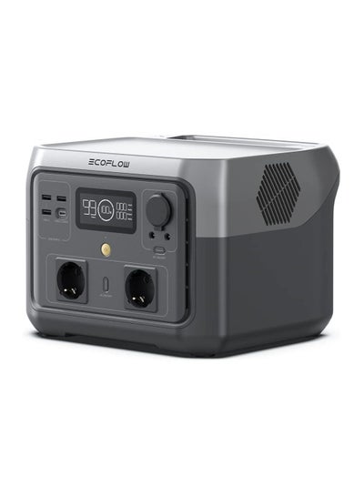 Buy ECOFLOW Portable Power Station RIVER 2 MAX, 512Wh LiFeP04 Battery, 1 Hour Fast Charging, Up To 1000W Output, Solar Generator for Outdoor Camping in UAE