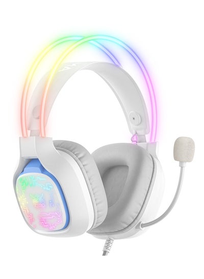 Buy X22 Wired Gaming Headset RGB Surround Sound Professional Noise Cancelling Headphones with Microphone in Saudi Arabia