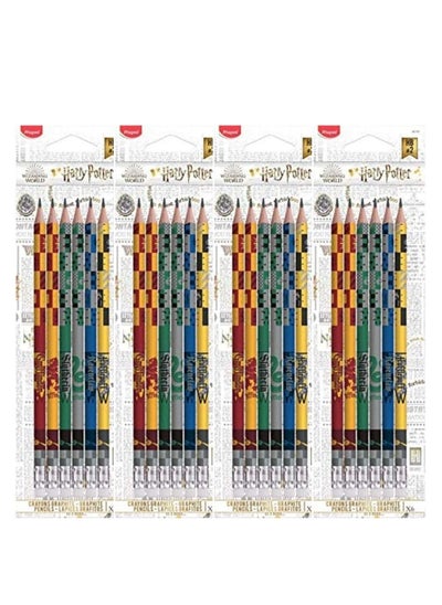 Buy 24-Piece Graphite Pencils Harry Potter Design in UAE