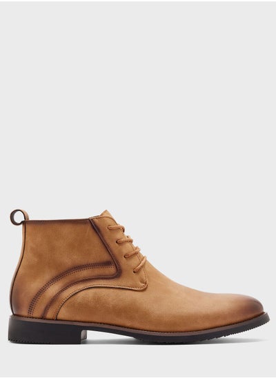 Buy Casual Lace Up Welted Boots in UAE