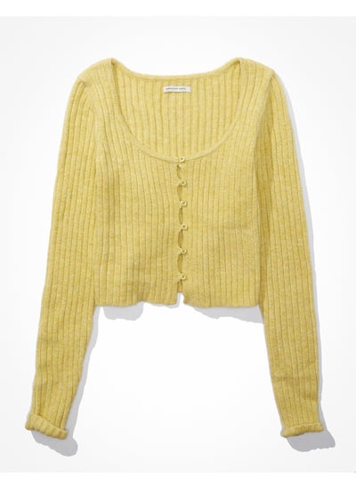 Buy AE Button-Front Cardigan in Saudi Arabia