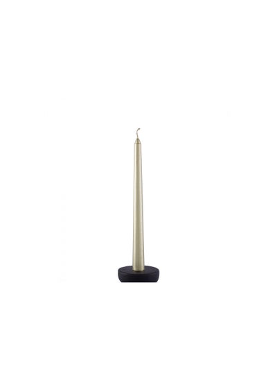 اشتري Glitz 4piece Taper Candle Dia2x24cm Gold في الامارات