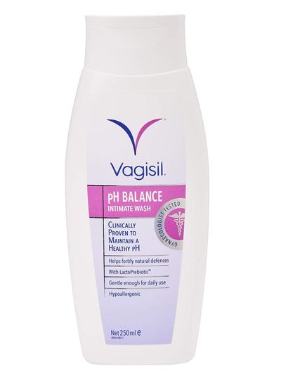 Buy VAGISIL pH Balance Intimate Wash for Daily External Feminine Hygiene with LactoPrebiotic in UAE