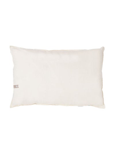 اشتري Organic Washable Wool Cot Pillow For Toddlers - Cream في الامارات