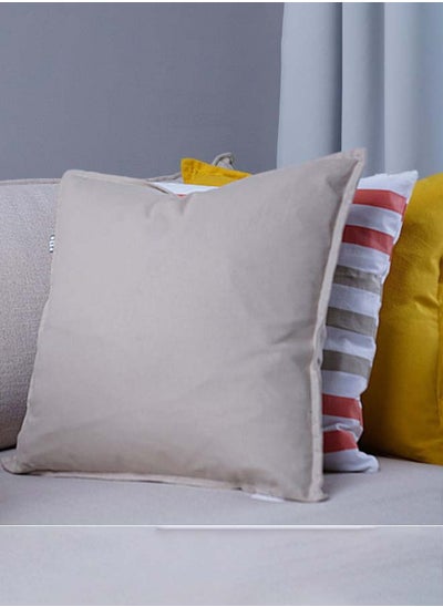 Buy Tami Solid Cushion Cover Grey 45x45cm in UAE