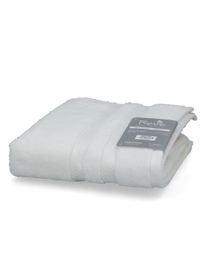 Buy Lucaluca Hand Towel White 50 x 100cm in Saudi Arabia