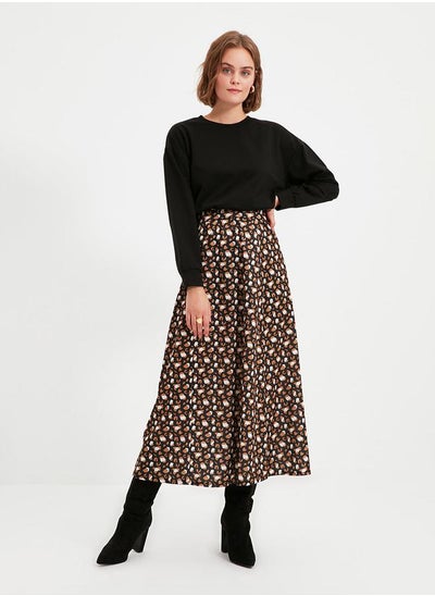 Buy Animal Print A-Line Maxi Skirt in Saudi Arabia