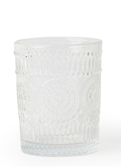 Buy Sunflower Ribbed Glass 260ml in UAE