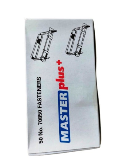 Buy Master Plus Metal Paper Fastener - Box of 50 pcs in UAE