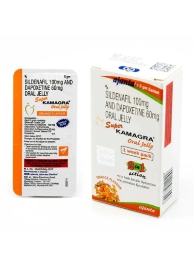 Buy Super Kamaagraa Oral Jelly 100mg 1 Week Pack for Enhanced Performance in UAE