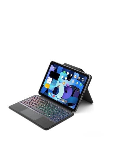 Buy 500mAh Wireless Keyboard Case with TouchPad for ipad 11 inch 2018 /2020 Black in UAE
