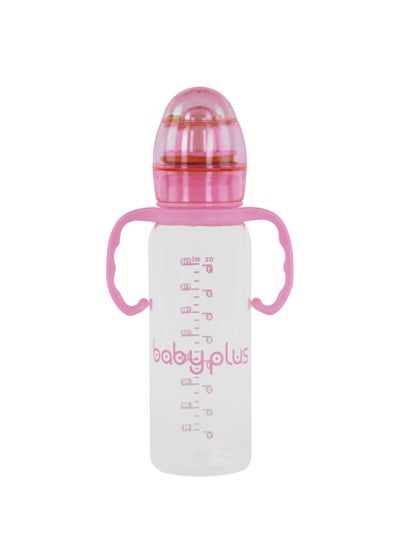 Buy Baby Infant Feeding Bottle With BPA Free, 250 Ml - Pink in UAE