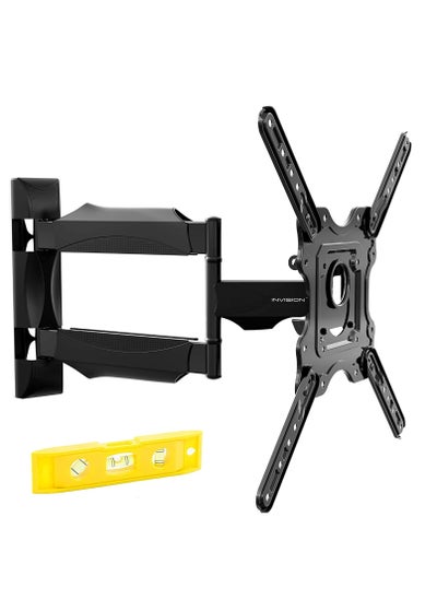 اشتري TV Wall Bracket Mount for 24-60 Inch Screens, VESA 100x100mm up to 400x400mm, Tilts Swivels & Extends for Flat & Curved TVs, Includes Spirit Level, Weight Capacity 36.2kg (HDTV-E) في الامارات