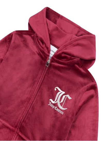 اشتري Juicy Couture Velour Zip Through Hoodie and Velour Jogger في السعودية