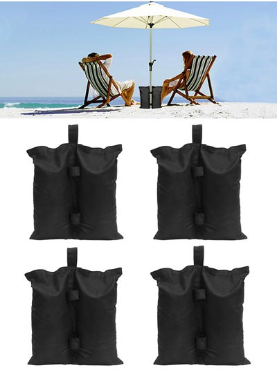 Buy Canopy Weights Set of 4, Sand Bags for Canopy Legs, Tent Weights for Legs, Heavy Duty Gazebo Weights Sandbags for Patio Umbrella Base, Outdoor Pop Up Tent, Sun Shelter, Pool Ladder in UAE