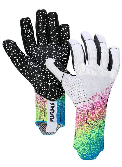 CATCH & KEEP Goalkeeper Gloves Kralle Junior Pro 3.0 - Professional Goalkeeper Football Gloves For Children - Ultra-strong Falcon Grip - Optimal Children's Fit (4, Black