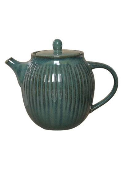 اشتري Gallery Porcelain Teapot, Green – 850 ml في الامارات