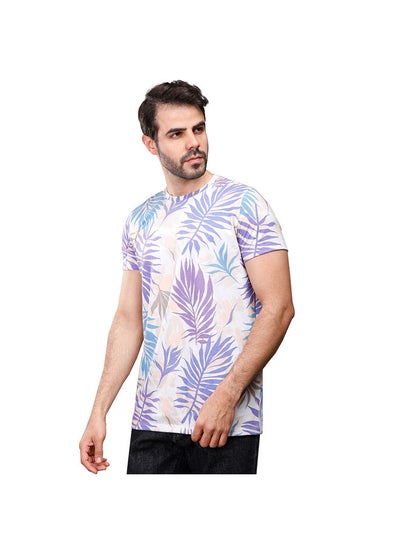 Buy Coup Printed T-Shirt For Men - Regular Fit - White - Multi Color in Egypt