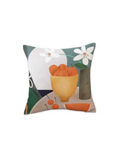 Buy Modern Home Print Pillowcase 45x45cm in Saudi Arabia