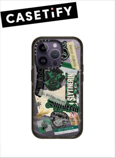 اشتري iPhone 14 Pro Max Case HarryPotter Slytherin Sticker Case MagFit Anti-Yellowing Technology في السعودية