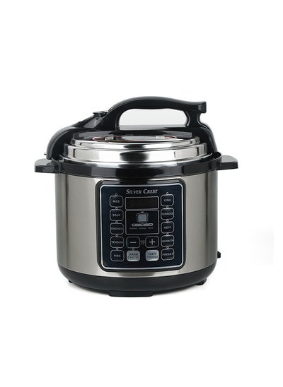 Buy 10-in-1 Non-stick Pressure Cooker Electric Rice Cooker Hot Pot 6L 1050W MES6817 Black in Saudi Arabia