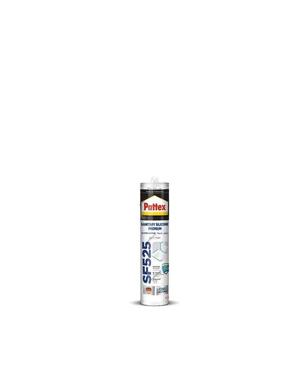 Buy Pattex Silicone Sanitary Sealant (White, 280ml, SF525) in UAE