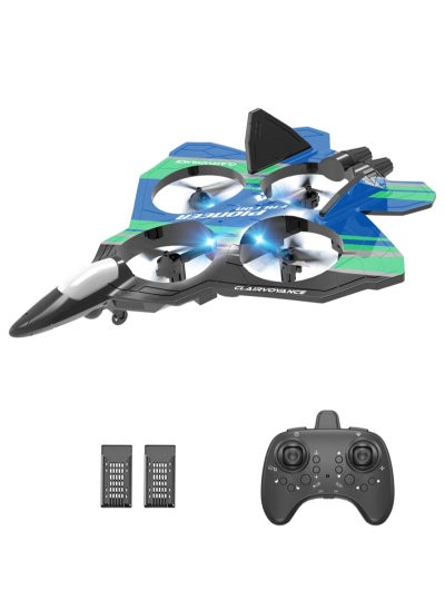 اشتري RC Remote Control Airplane 2.4G Remote Control Fighter Drone Hobby Plane Glider Airplane EPP Foam Toys RC Drone Kids Gift في السعودية