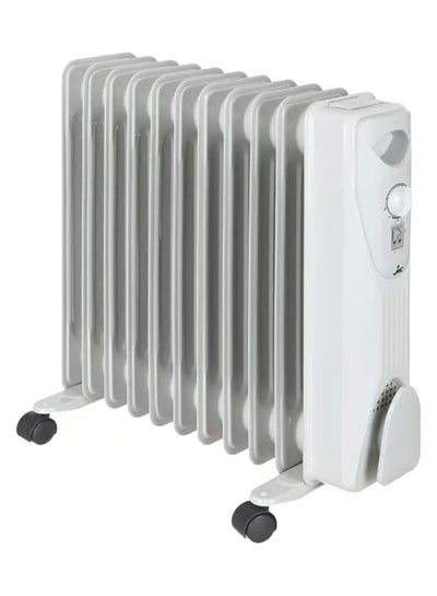 اشتري Jac Oil Heater, 11 Fins, 2000 Watt, White - NGH-3211 في مصر