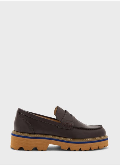 Buy Patent Chunky Loafers in UAE