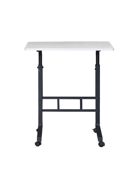 Buy Laptop Desk with Adjustable Height- White | Reading Table | Engineered Wood Laptop Table | Writing Desk for Home and Office | Home Office Setup | Study Room Furniture | Laptop Table in UAE