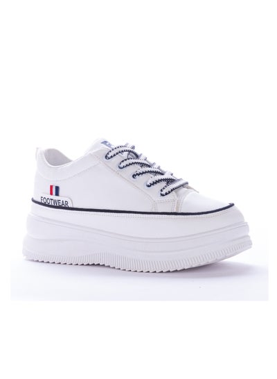 Buy Midsole Lace-up Sneakers For Women - White - KO-51 in Egypt