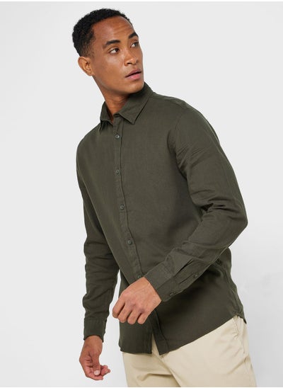 Buy Solid Regular Fit Shirt in UAE