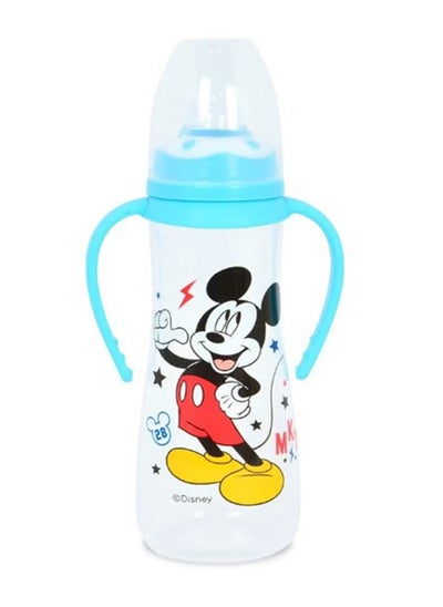 Buy Mickey Mouse Baby Feeding Bottle With Hood 0M+ 250Ml 80Z in Egypt