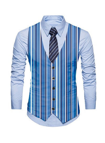 Buy New Fashionable Personalized Printed Men's Suit Vest in Saudi Arabia