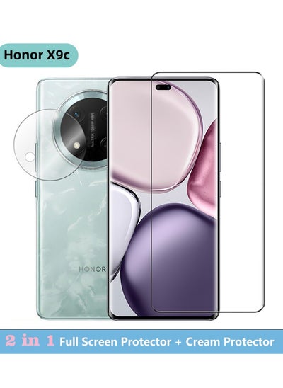 Buy 2 in 1 Honor X9c 5G Screen & Camera Protector - High Transparency Full Coverage Shield for Scratch & Impact Protection in Saudi Arabia