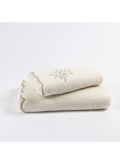 اشتري Fenix Hand Towel, Ivory - 500 GSM, 80x50 cm في الامارات