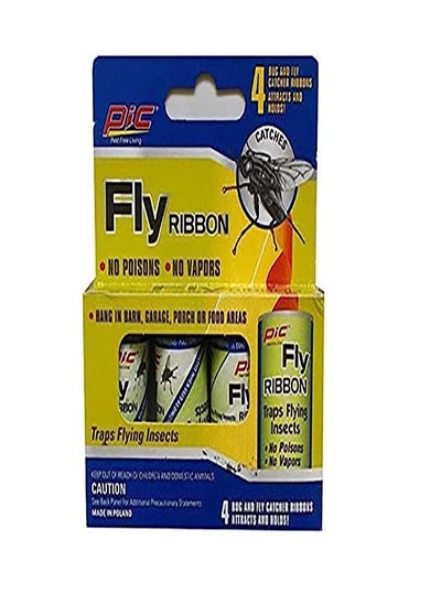 Buy Imported adhesive strips for flies and flying insects - 4 strips in Egypt