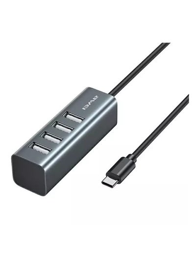 اشتري AWEI HUB CL-122T 4xUSB-A/USB-C black/black في مصر