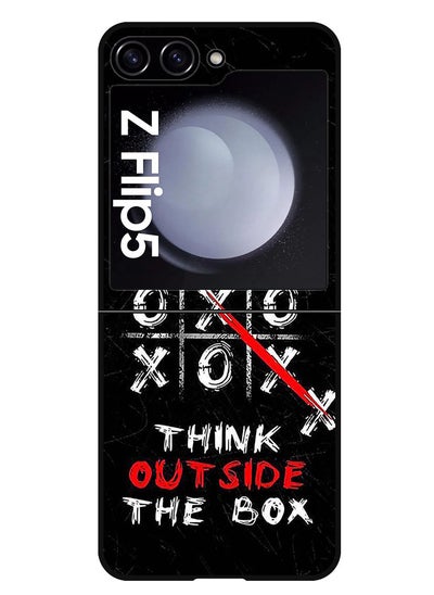 Buy Protective Case Anti Scratch Shock Proof Bumper Cover For Samsung Galaxy Z Flip 5 Think out of the box in UAE